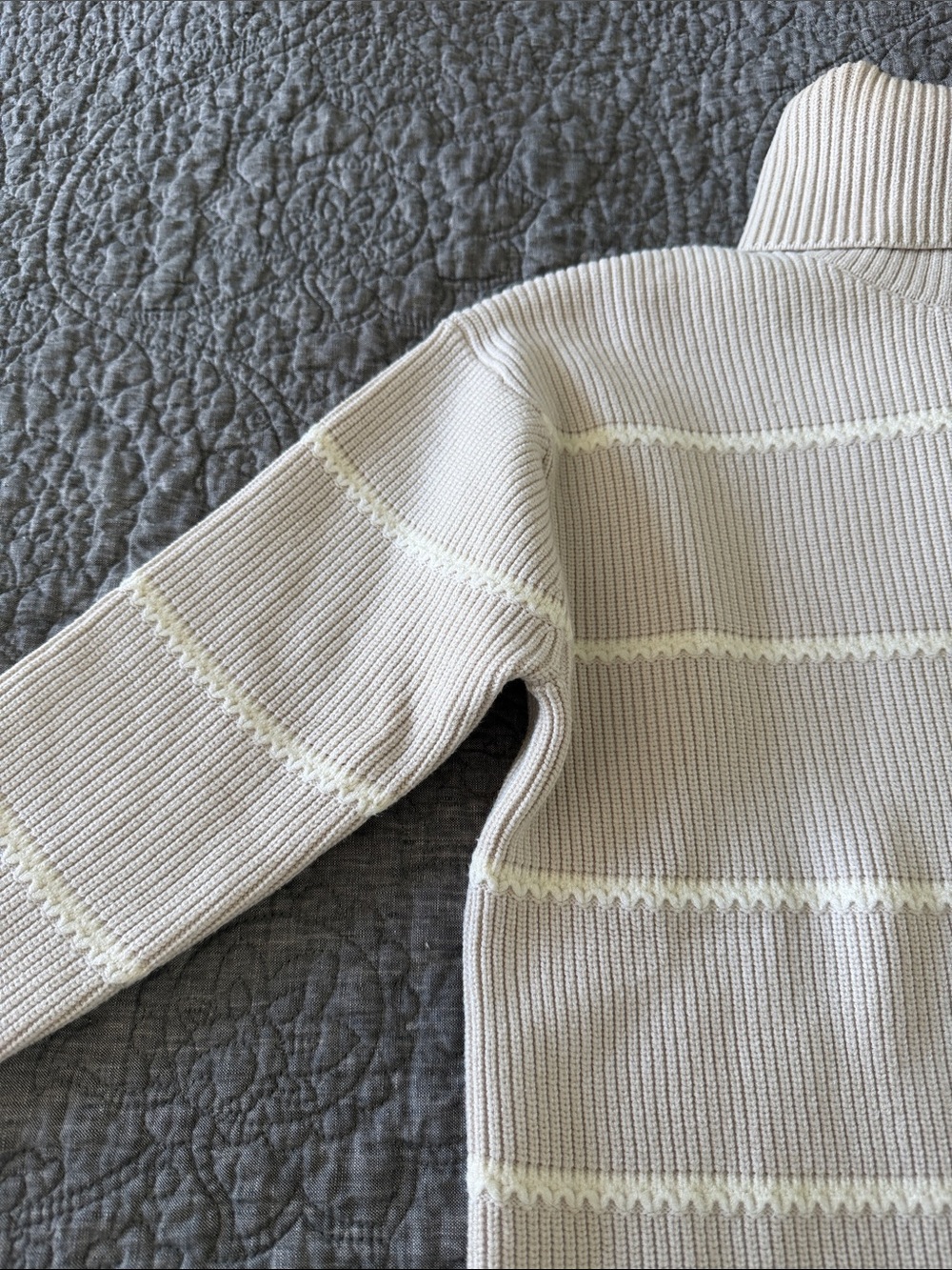 Varley Hamish Roll-Neck Stitch Knit Sweater - Picture 4 of 12